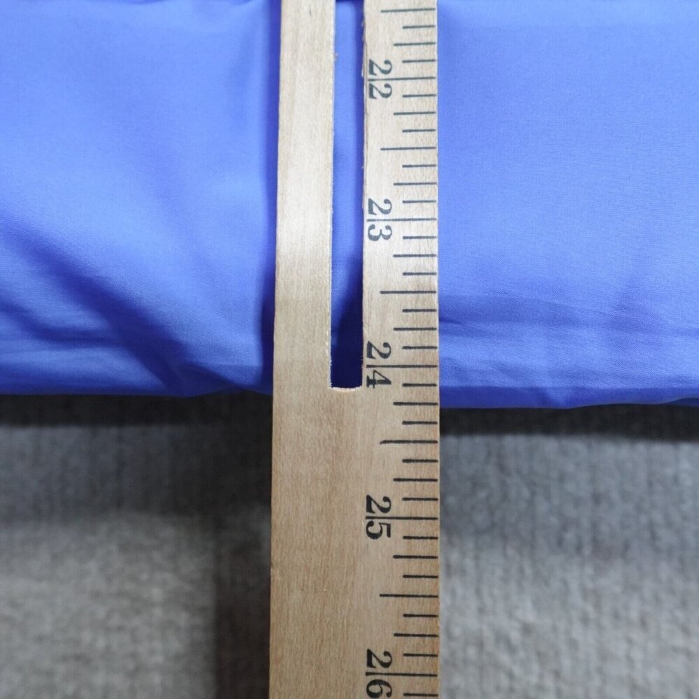 J.Crew Womens Vest Large Blue Solid Down Filled Full Zip Mountain Puffer Quilted - Picture 8 of 9